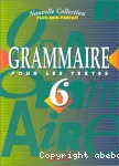GRAMMAIRE POUR LES TEXTES 6ème