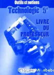 Technologie 5e - livre du professeur