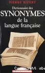 Dictionnaire des synonymes de la langue française